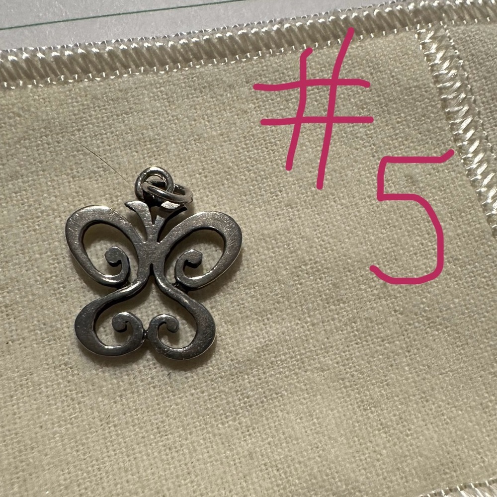 James Avery Medium Spring Butterfly charm, Retired